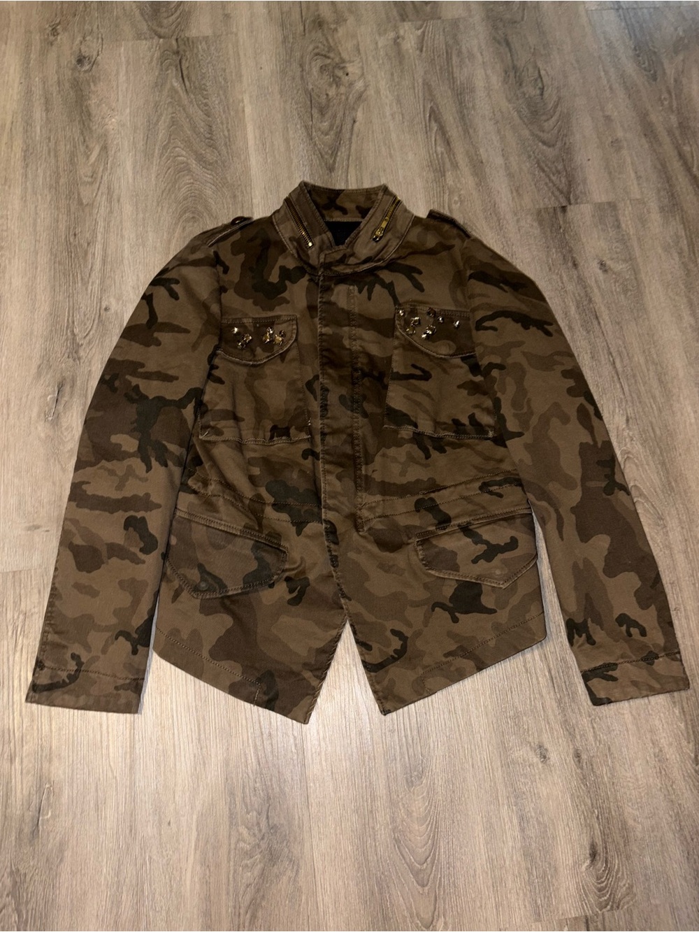 Zara | Green Camo Utility Jacket